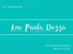 Psicóloga Ana Paula Dozza
